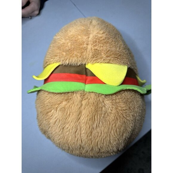 Squishmallows CARL The CHEESEBURGER 12" Fuzzamallow Plush, Fuzzy Cheeseburger - Picture 6 of 6